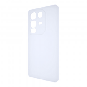 Силиконовый матовый полупрозрачный чехол для Infinix Note 50 4G /Note 50 Pro 4G Белый