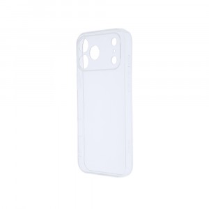 Силиконовый матовый полупрозрачный чехол для Iphone 17 Pro Max Белый