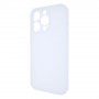 Силиконовый матовый полупрозрачный чехол для Iphone 15 Pro, цвет Белый