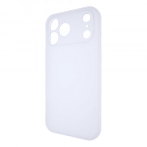 Силиконовый матовый полупрозрачный чехол для Iphone 17 Pro Max