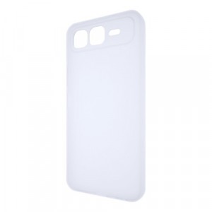 Силиконовый матовый полупрозрачный чехол для Infinix Smart 10 Plus Белый