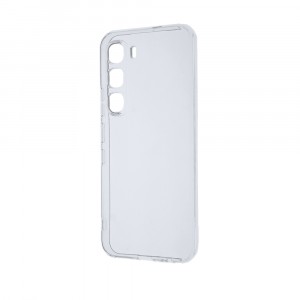 Силиконовый матовый полупрозрачный чехол для Infinix Hot 60i Белый