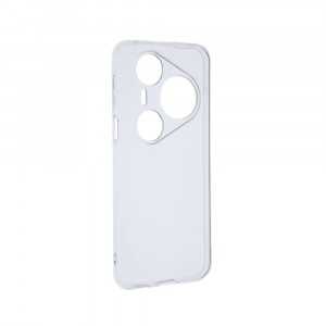 Силиконовый матовый полупрозрачный чехол для Huawei Pura 80 Ultra Белый