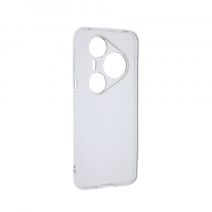 Силиконовый матовый полупрозрачный чехол для Huawei Pura 80 Pro/ Pura 80 Pro Plus Белый