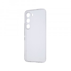 Силиконовый матовый полупрозрачный чехол для Tecno Spark 40 Pro Белый