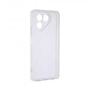 Силиконовый матовый полупрозрачный чехол для Tecno Pova 7/ Pova 7 Neo Белый