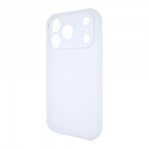 Силиконовый матовый полупрозрачный чехол для Iphone 17 Pro