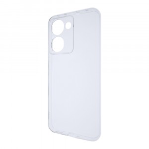 Силиконовый матовый полупрозрачный чехол для Realme P3 Ultra Белый