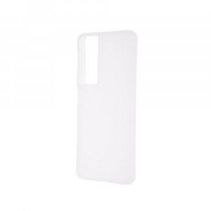 Силиконовый матовый непрозрачный чехол для TCL 505 Белый