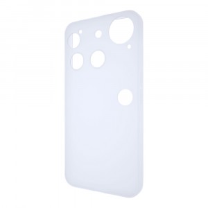 Силиконовый матовый полупрозрачный чехол для Nothing Phone (3) Белый