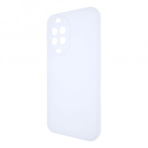 Силиконовый матовый полупрозрачный чехол для Huawei Nova 14 Белый