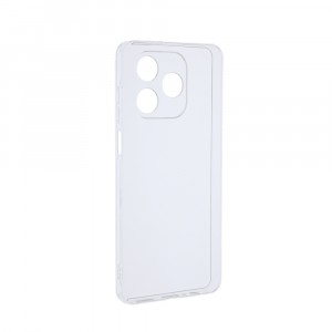 Силиконовый матовый полупрозрачный чехол для Honor X5c / Honor X5c Plus Белый