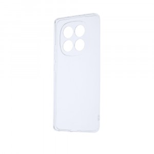 Силиконовый матовый полупрозрачный чехол для Redmi Note 15 Pro 5G Белый