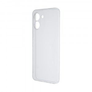 Силиконовый матовый полупрозрачный чехол для Tecno Spark Go 3 Белый