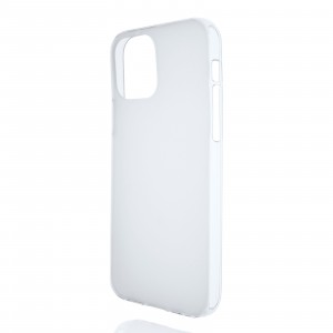 Силиконовый матовый полупрозрачный чехол для Iphone 12 Pro Белый