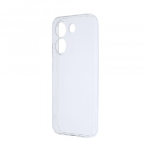 Силиконовый матовый полупрозрачный чехол для Poco X8 Pro Белый