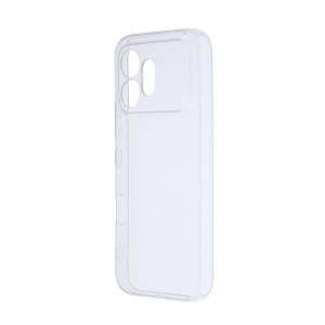Силиконовый матовый полупрозрачный чехол для Honor 600 Белый