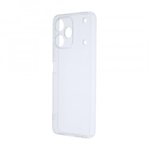 Силиконовый матовый полупрозрачный чехол для Realme Note 80 Белый