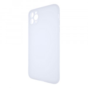 Силиконовый матовый полупрозрачный чехол для Iphone 11 Pro Max